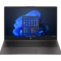 HP 250 G10 laptop with 15.6-inch Full HD display, Intel Core i5, 16GB RAM, and 256GB SSD in sleek black design. HP 250 G10 laptop with 15.6-inch Full HD display, Intel Core i5, 16GB RAM, and 256GB SSD in sleek black design.